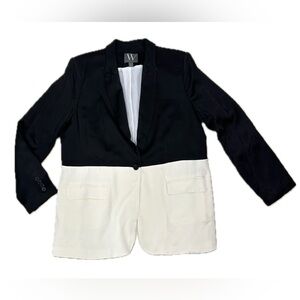 NWT: Worthington Black and White Women's Blazer: Large